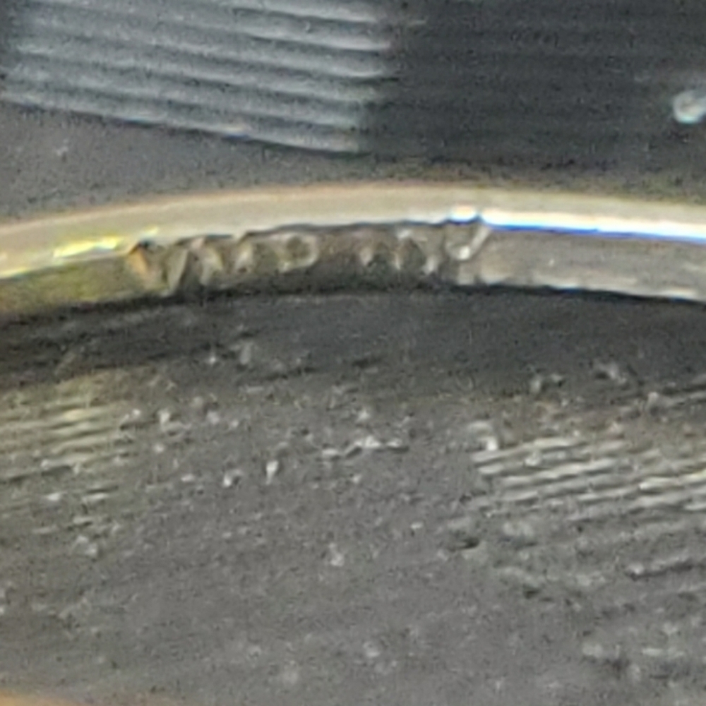 10k Stackable Diamond Chip Ring - image 5